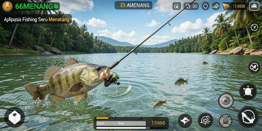 Gameplay seru 66MENANG dengan visual memancing yang menakjubkan.