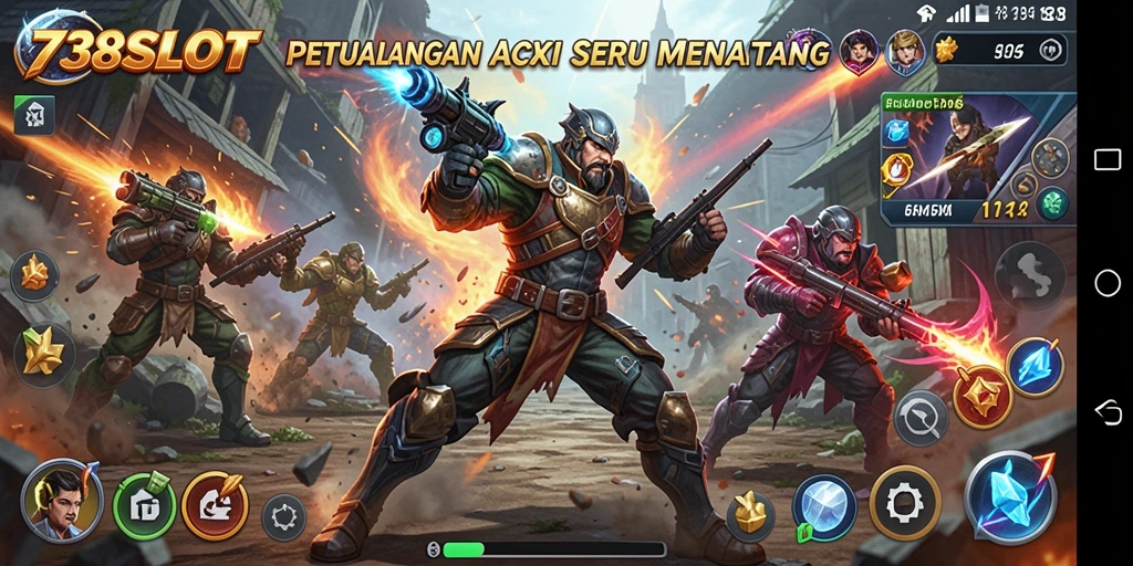 Tampilan gameplay seru dari 738SLOT dengan aksi mendebarkan.