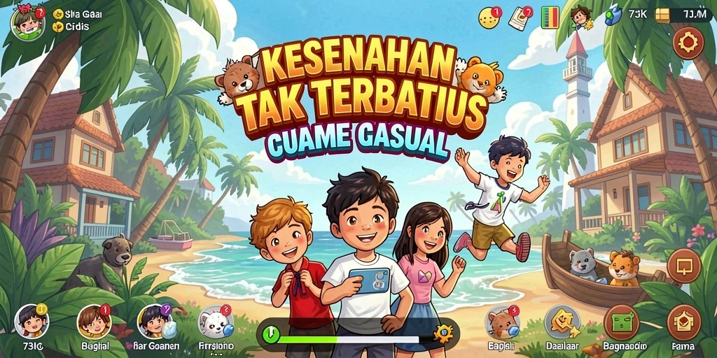 Menampilkan aksi gameplay seru dari 73K yang mengasyikkan.