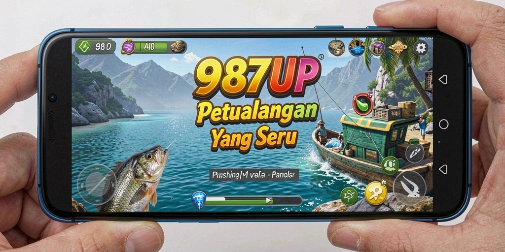 Tangkapan ikan menakjubkan dalam gameplay 987UP.