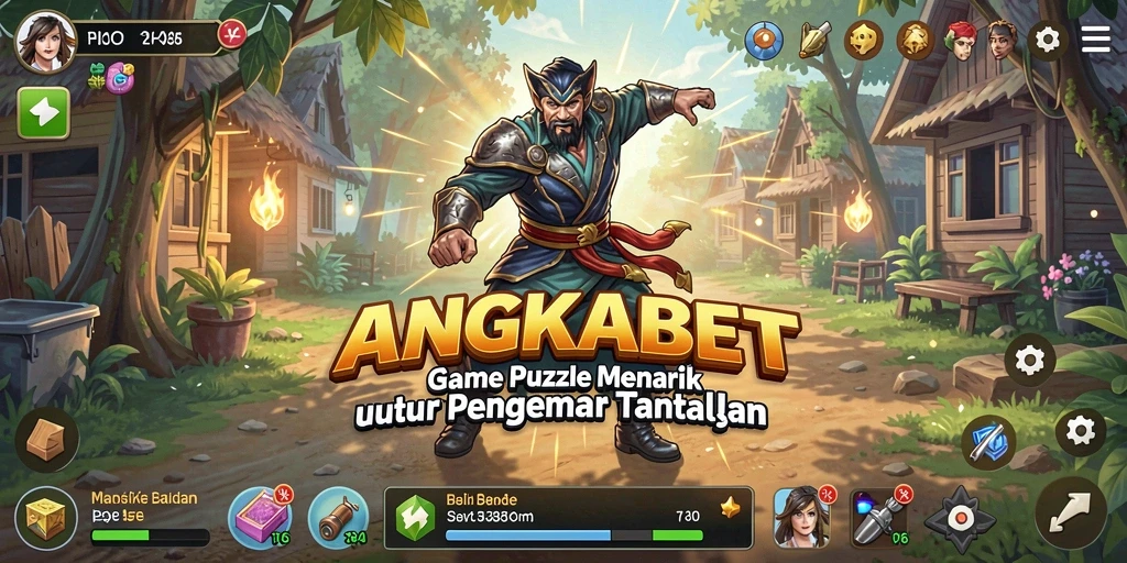 Tampilan gameplay ANGKABET yang menantang dan seru.