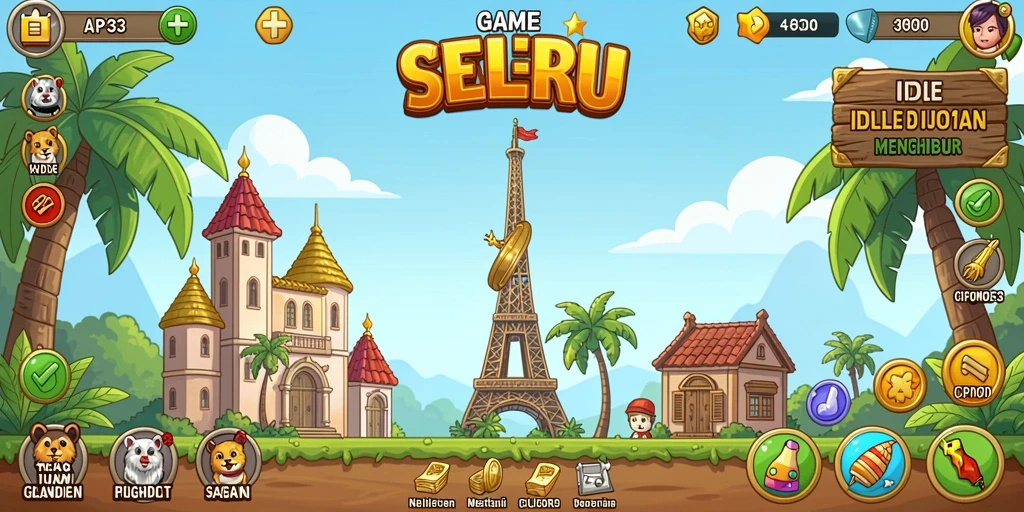 Tampilan gameplay seru dan menawan dari API33.