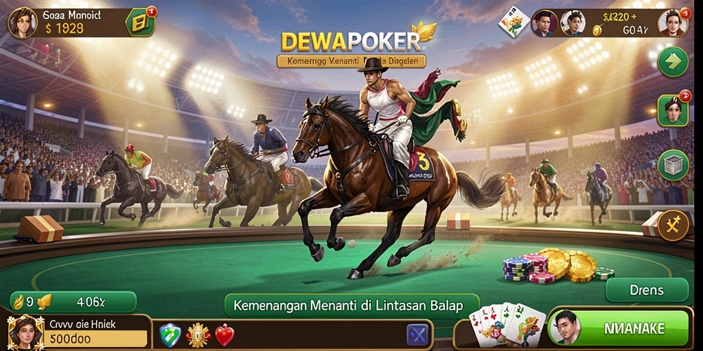 Gameplay balap seru di DEWAPOKER, rasakan kecepatan dan tantangannya.