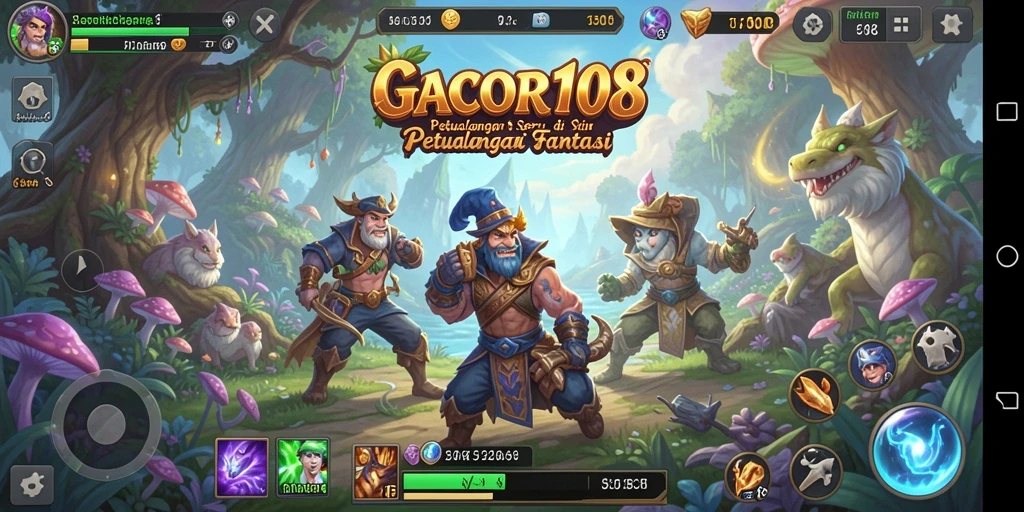 Tampilan gameplay GACOR108 yang menakjubkan dalam dunia petualangan.