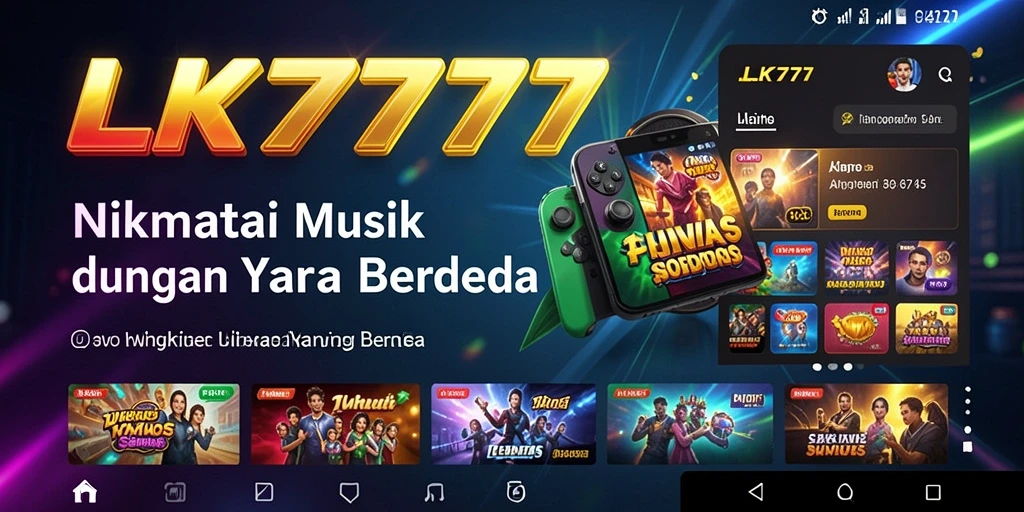 Tampilan screenshot gameplay LK777 yang menampilkan interaksi musik yang menarik.