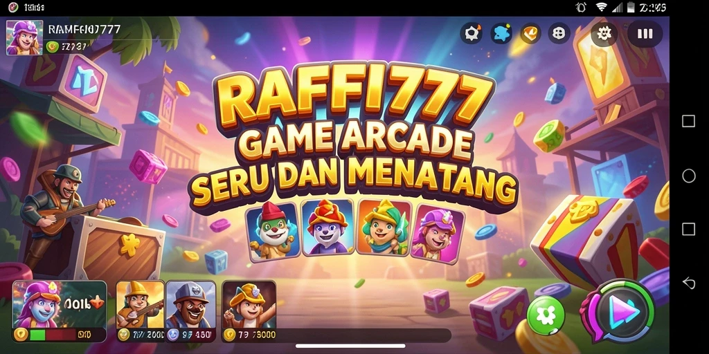 Tampilan gameplay seru dan penuh tantangan di RAFFI777.
