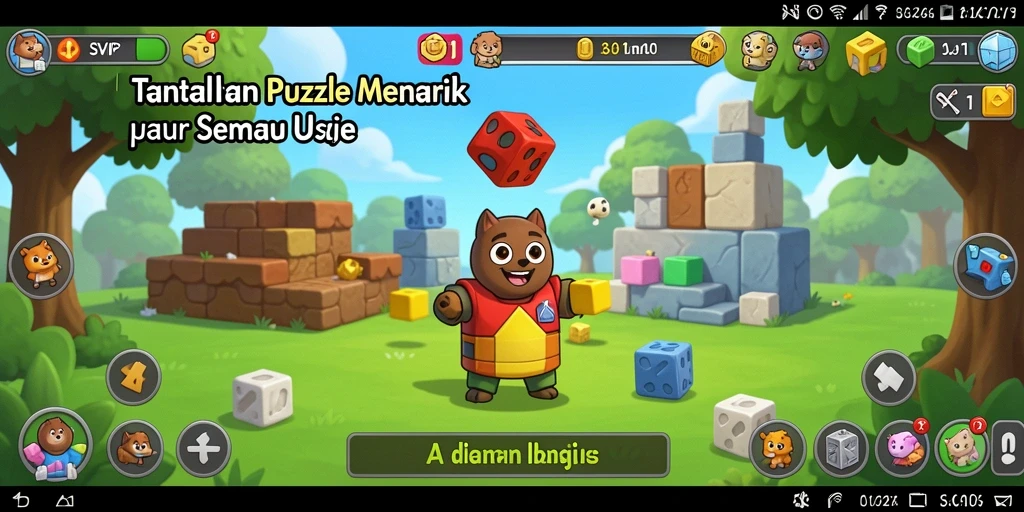 Gameplay SVIP1 menyajikan tantangan puzzle yang seru dan memikat.