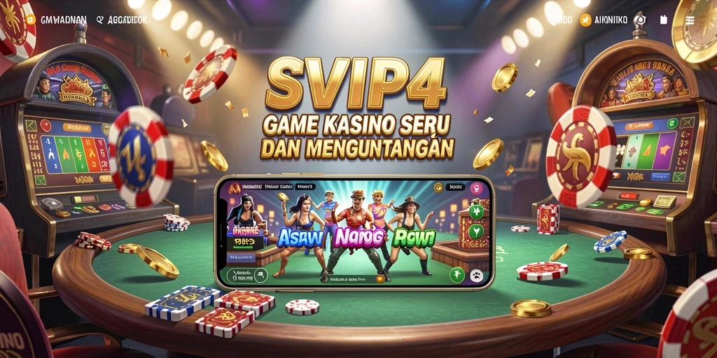 Gameplay menarik SVIP4 dengan fitur Kasino yang seru.