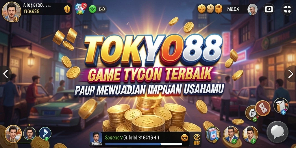 Screenshot utama TOKYO88 menampilkan pengalaman manajemen bisnis yang seru.