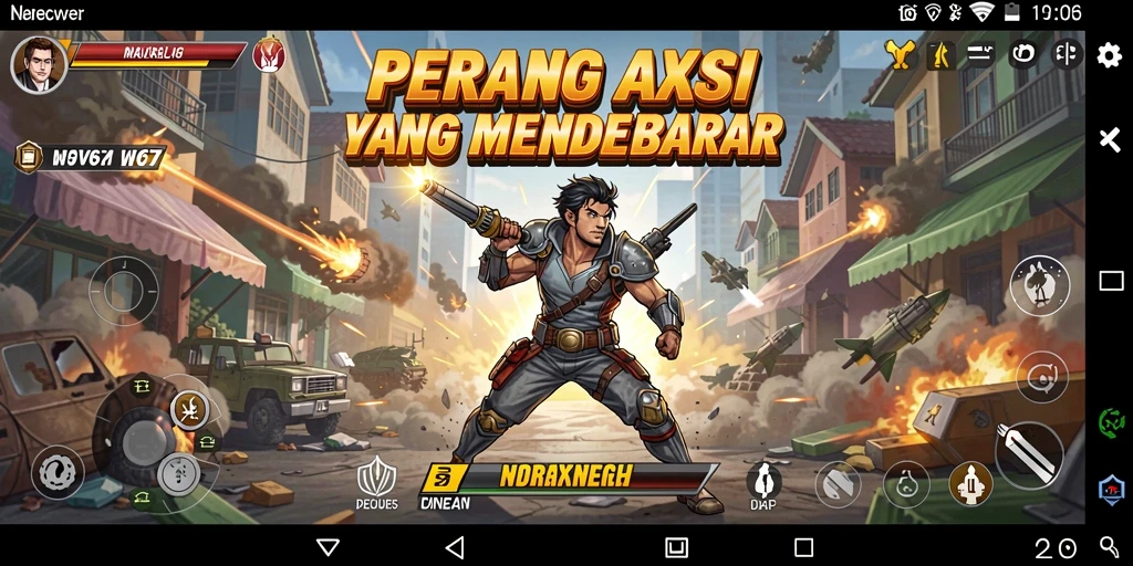 Tampilan gameplay W67 yang penuh aksi dan seru.
